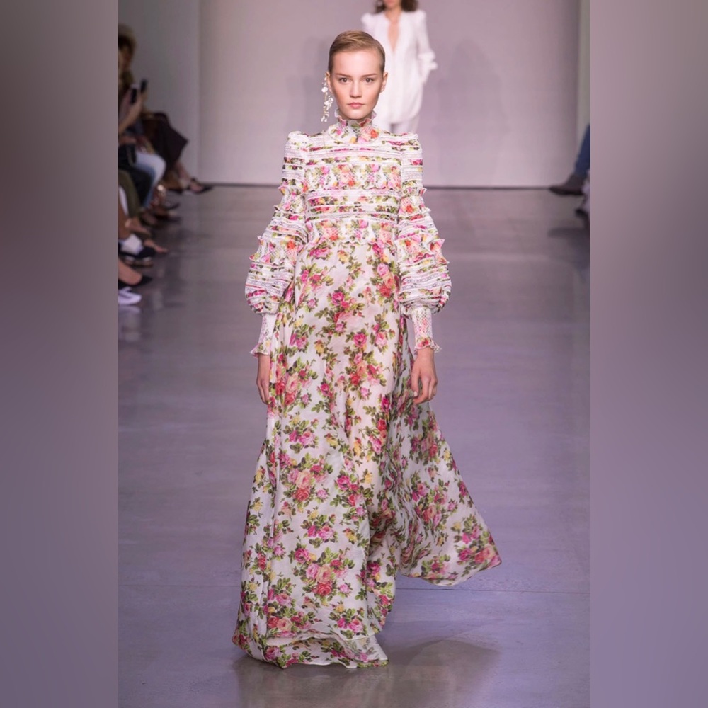 Zimmermann Radiate Smocked Floral Maxi Dress
